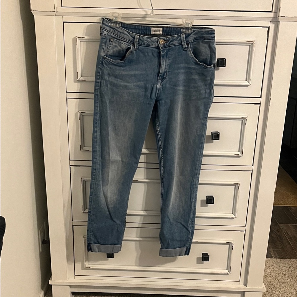 Hudson Jeans Women's Blue Boyfriend Jeans